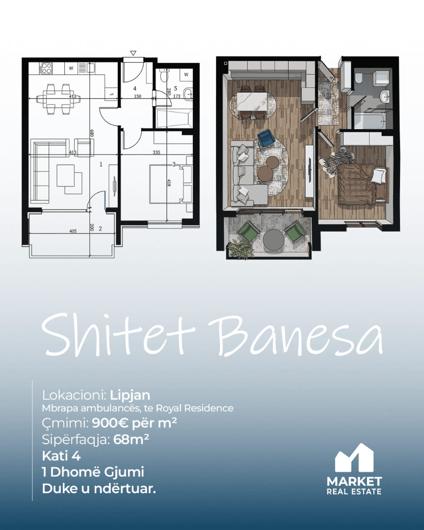 Banesë në Shitje 68m² në Lipjan 4