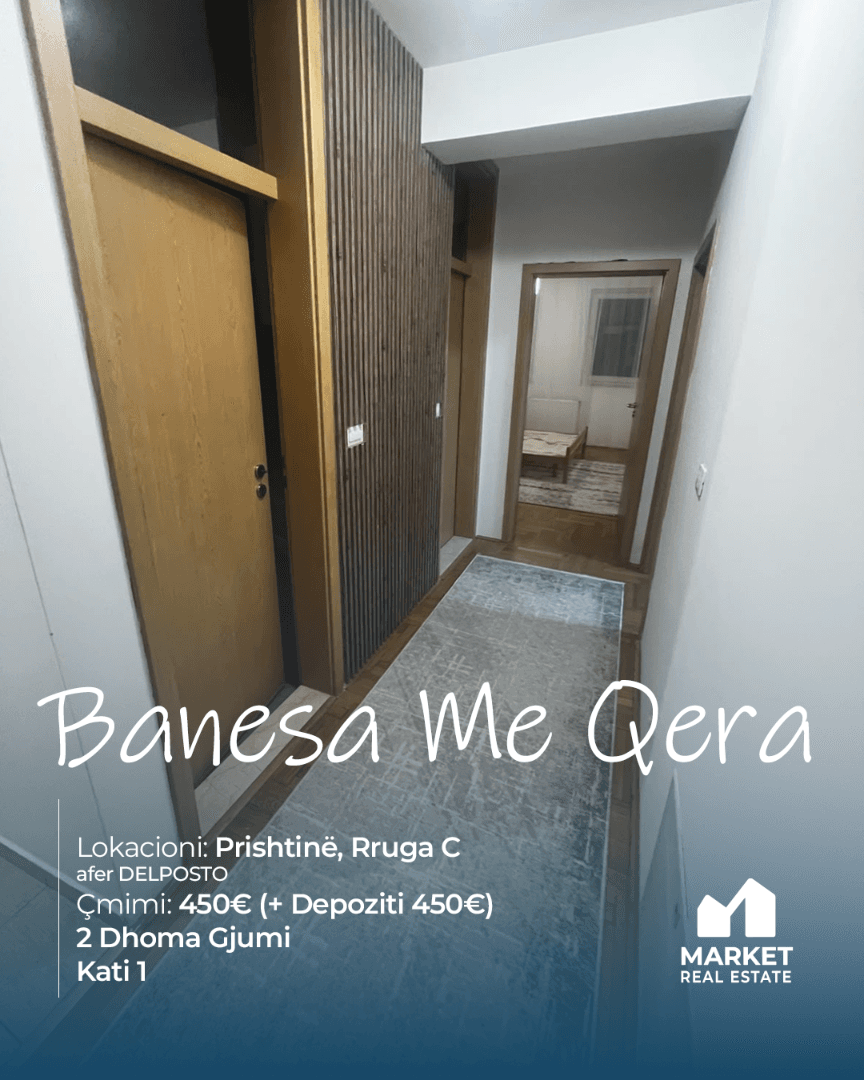 Banesë me Qera në Rrugën C, Prishtinë