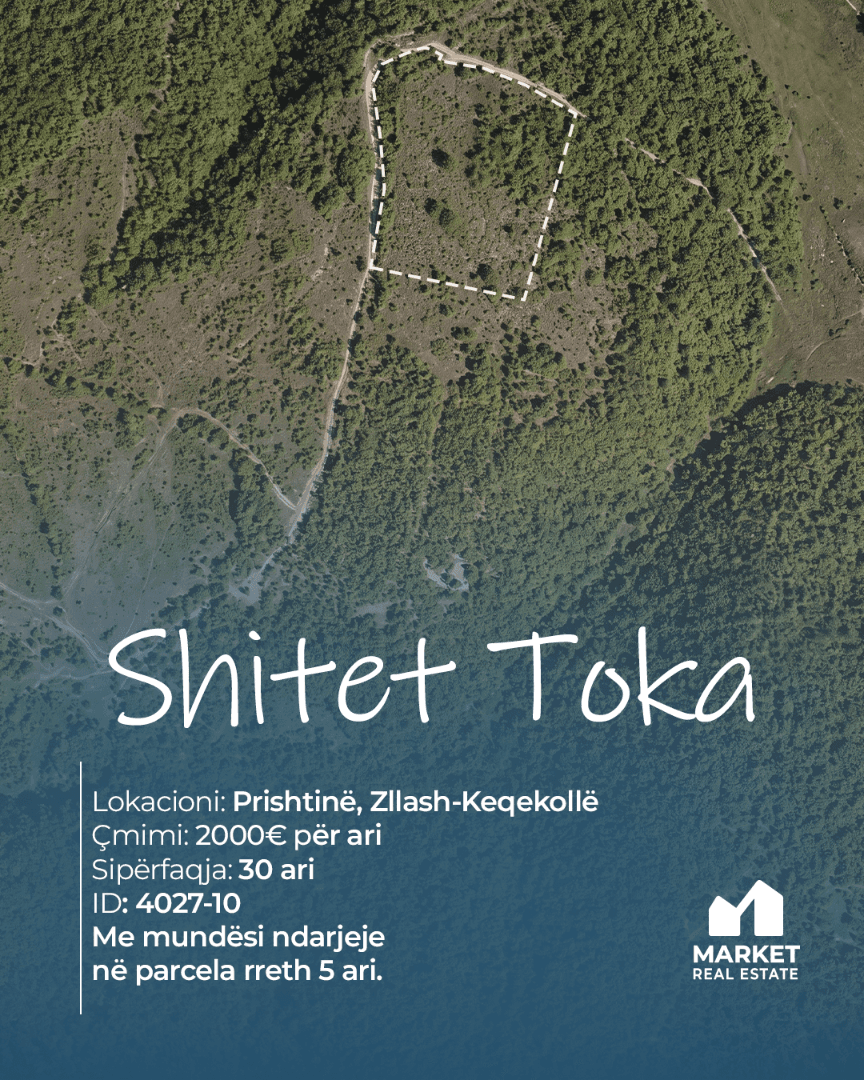 Tokë në Shitje 30 Ari në KEQEKOLL afer Zllash, Prishtinë 3