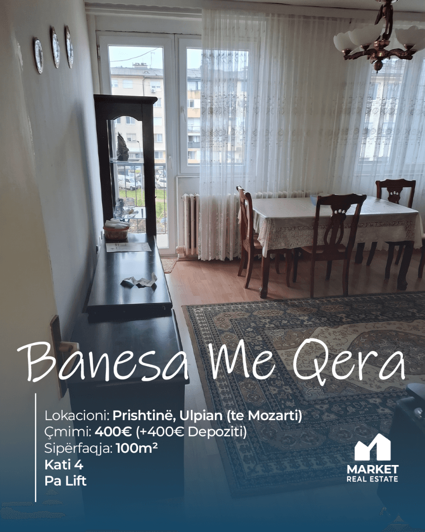 Banesë me qera, Ulpianë, Prishtinë