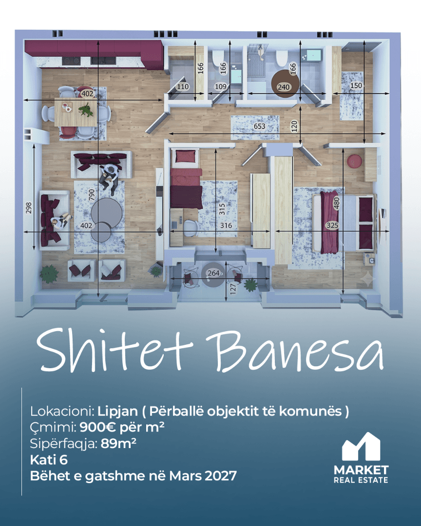 Banesë në Shitje 89m² në Lipjan