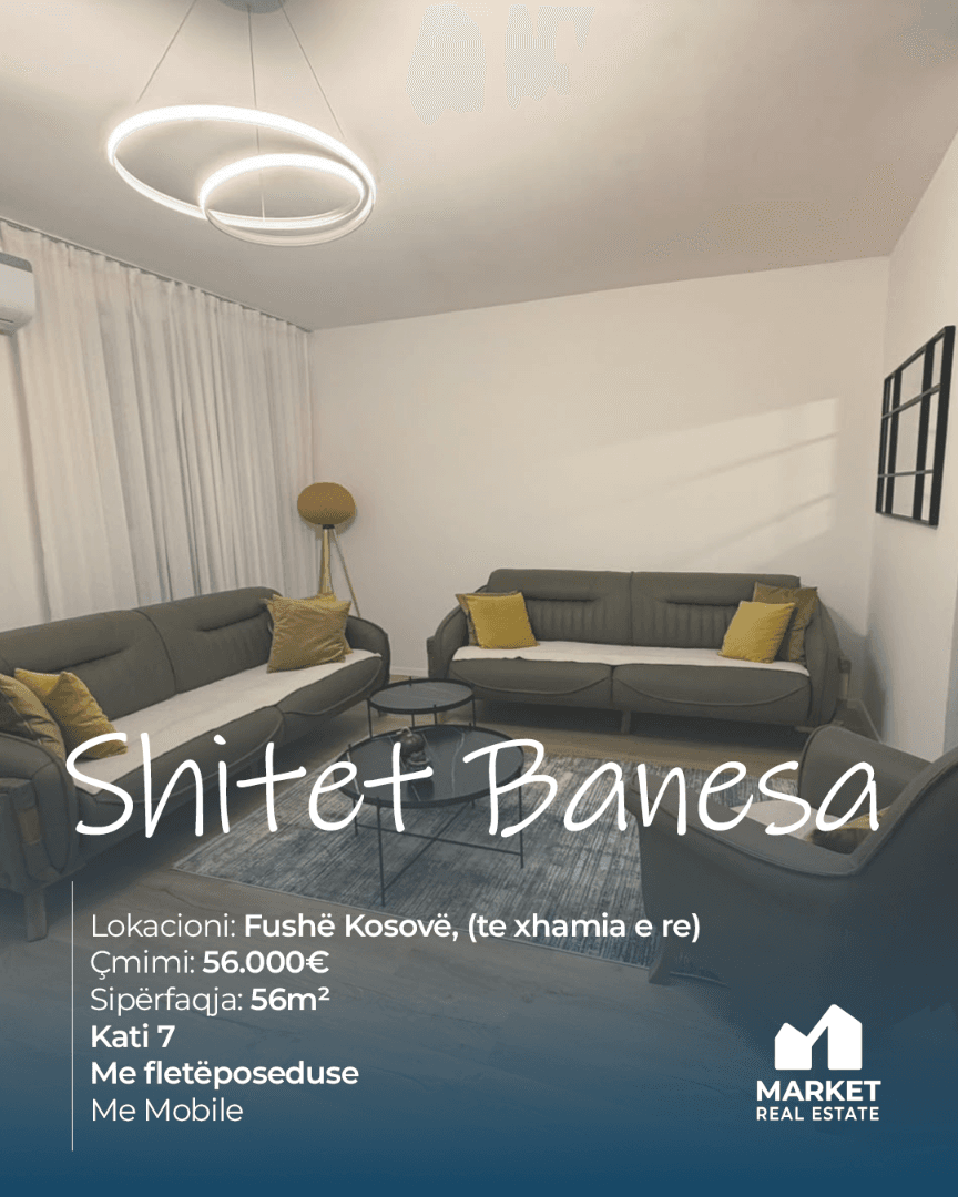 Banesë në Shitje 56m² në Fushë Kosovë