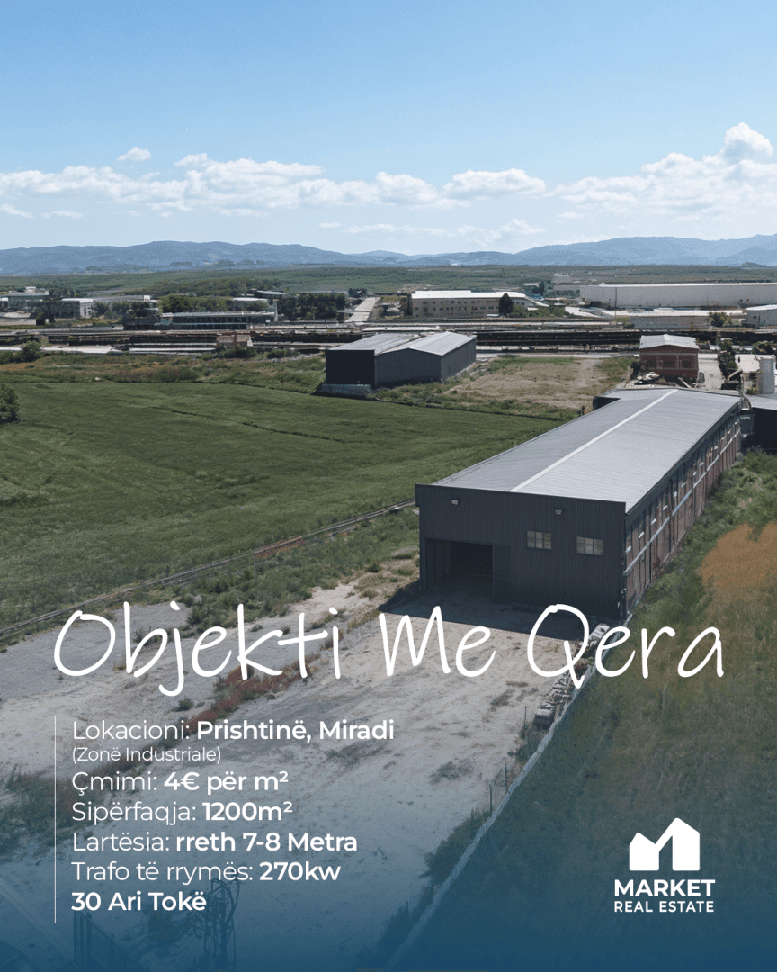 Objekt me Qera 1200m² në Miradi, Prishtinë 2