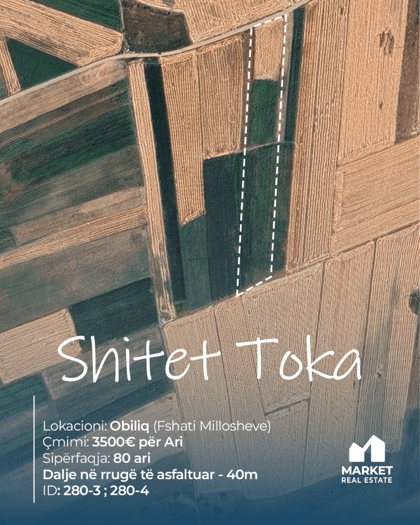 Tokë në Shitje 80 Ari në Milloshevë, Obiliq 4