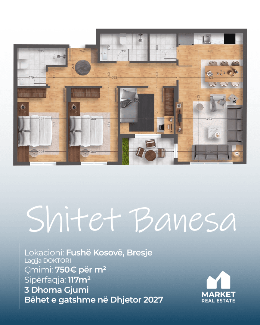 Banesë në Shitje 117m² në Bresje, Fushë Kosovë 3