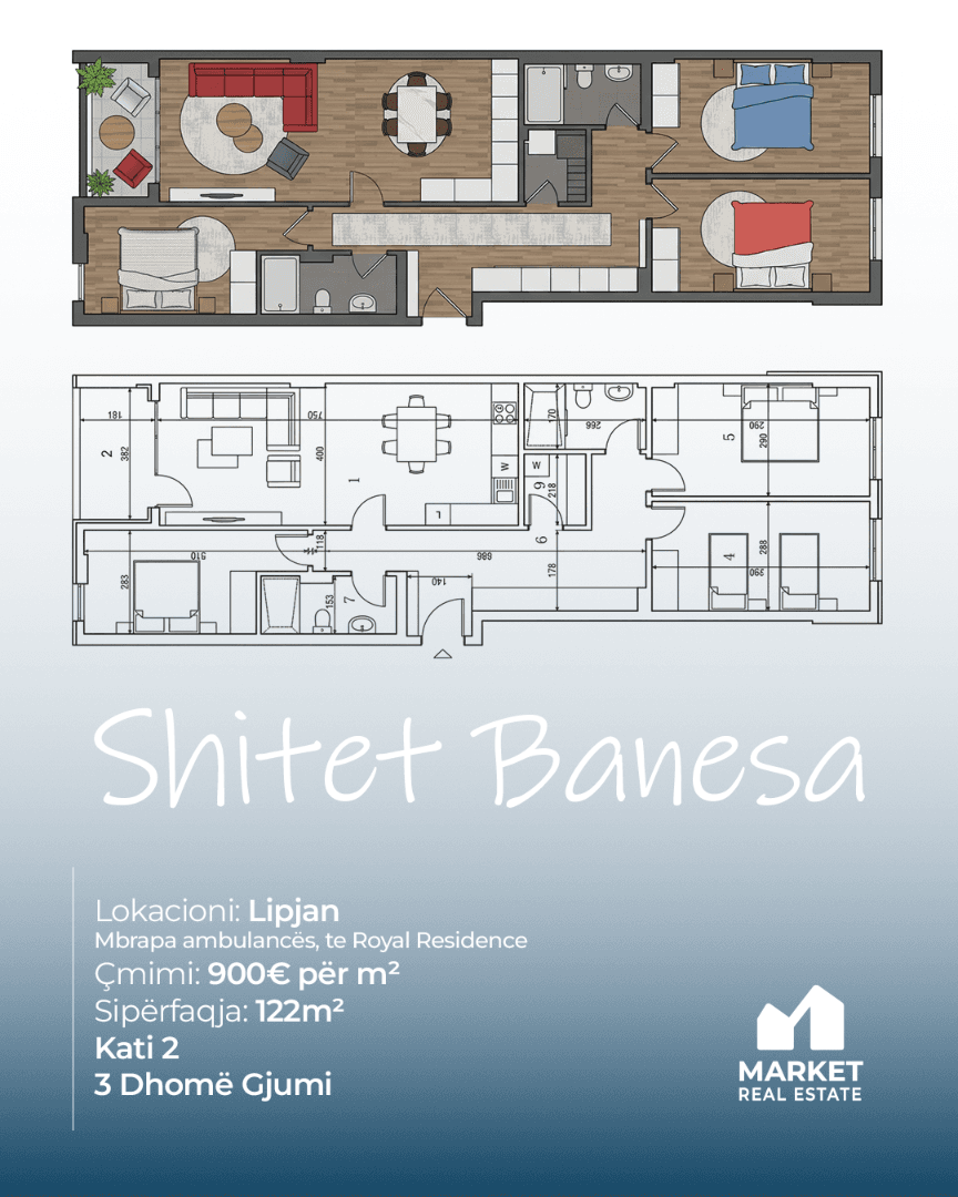 Banesë në Shitje 122m² në Lipjan
