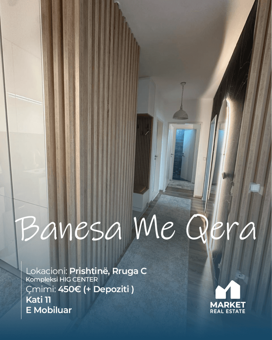 Banesë me Qira në Rrugën C, Prishtinë