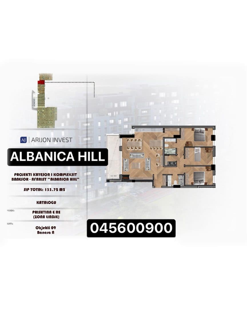 Banesë në shitje, Albanica Hill, Prishtina e Re 3
