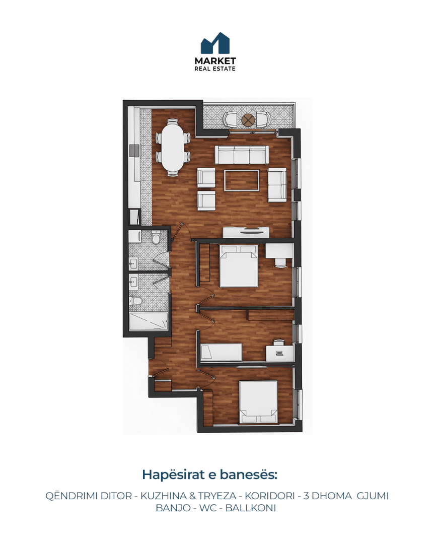 Banesë në Shitje 117m² në Lagjen Fidanishte, Gjilan 2