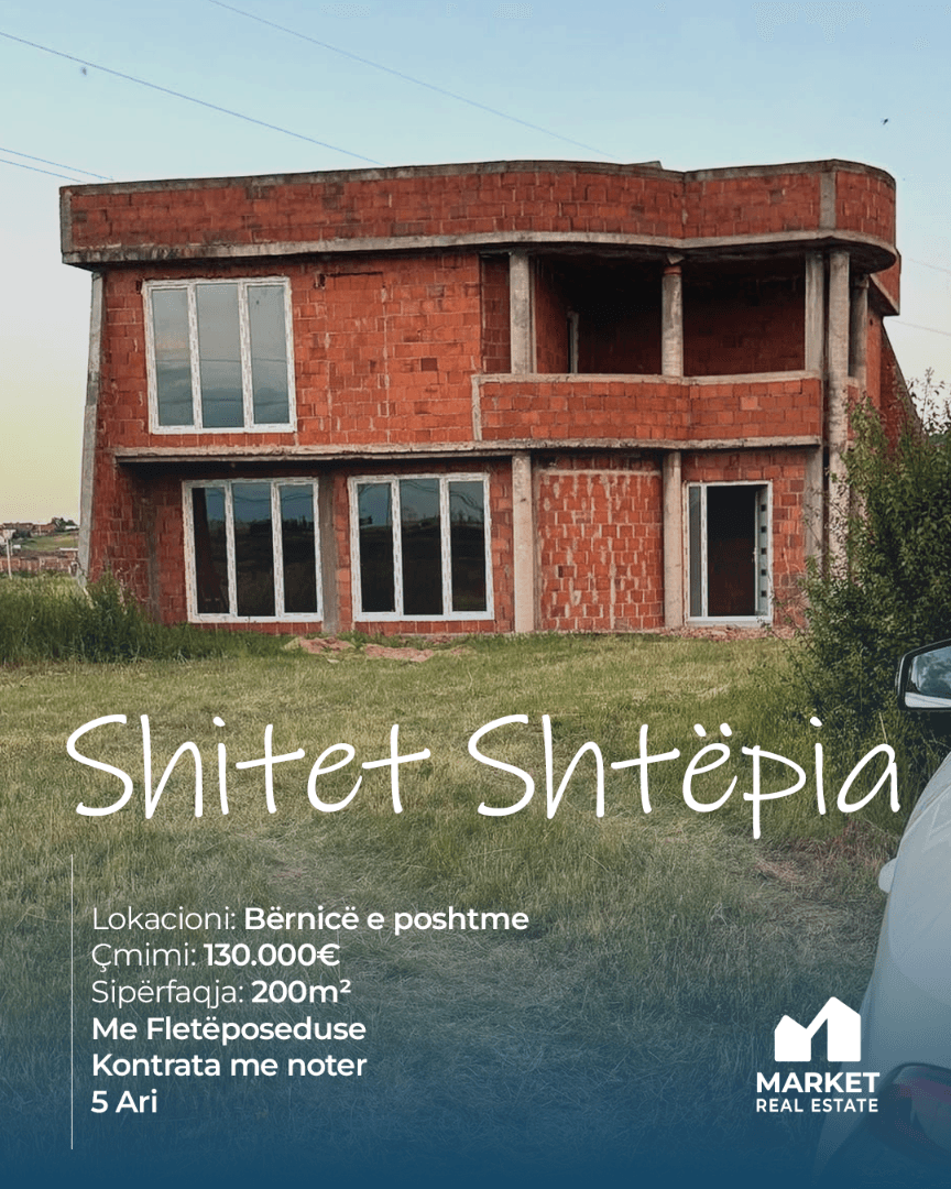 Shtëpi në Shitje 200m² në Bërnicë e Poshtme