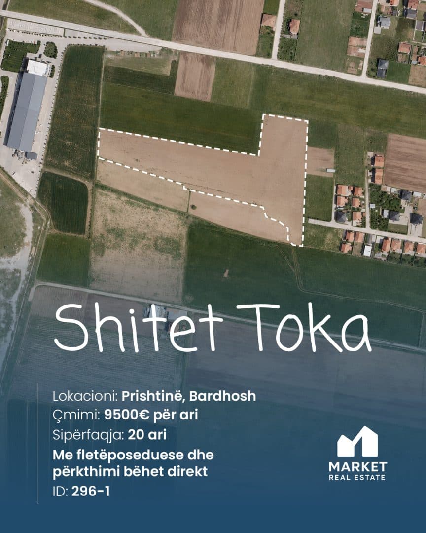 Tokë në Shitje 20 Ari në Bardhosh, Prishtinë 3