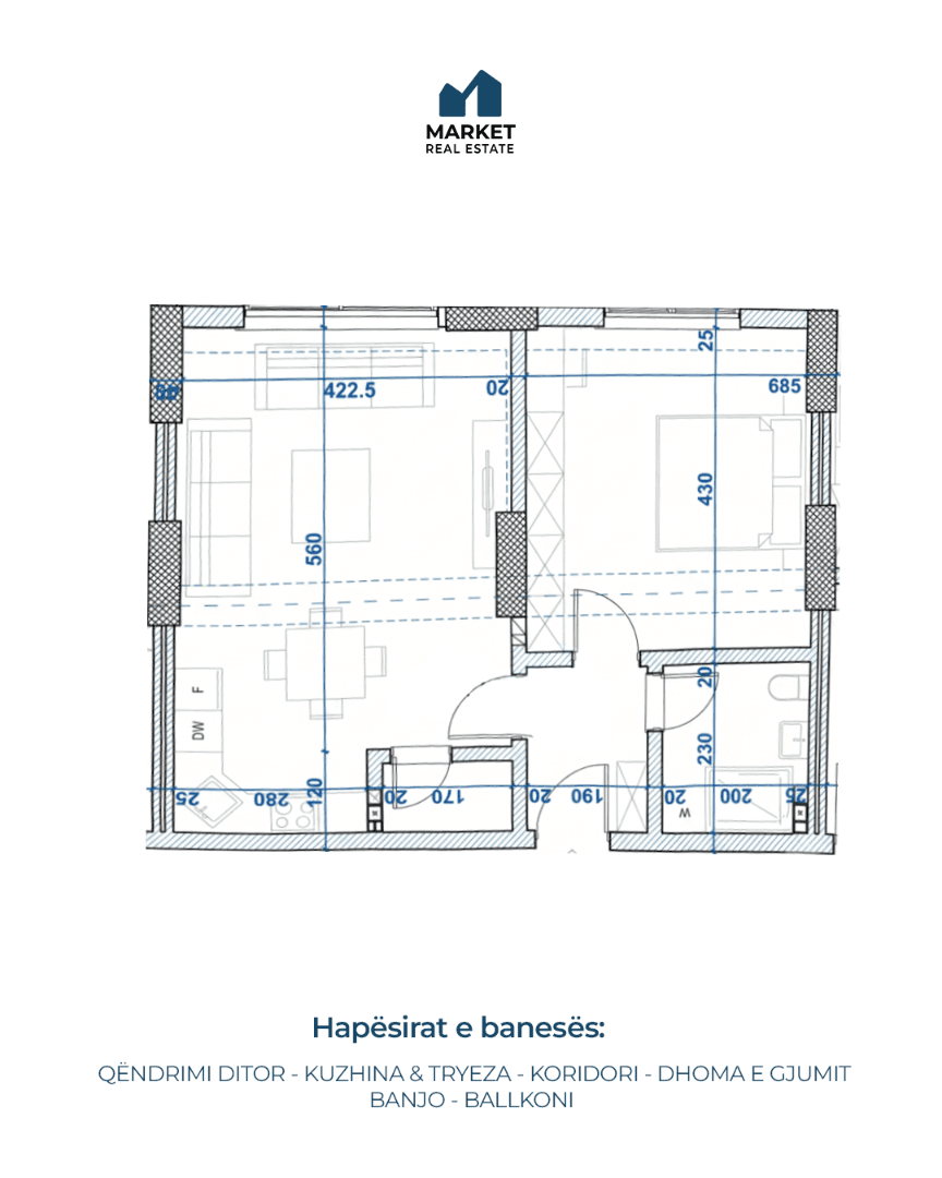 Banesë në Shitje 72m² në Prishtinë 4