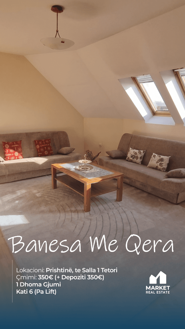 Banesë me Qera në Prishtinë 4