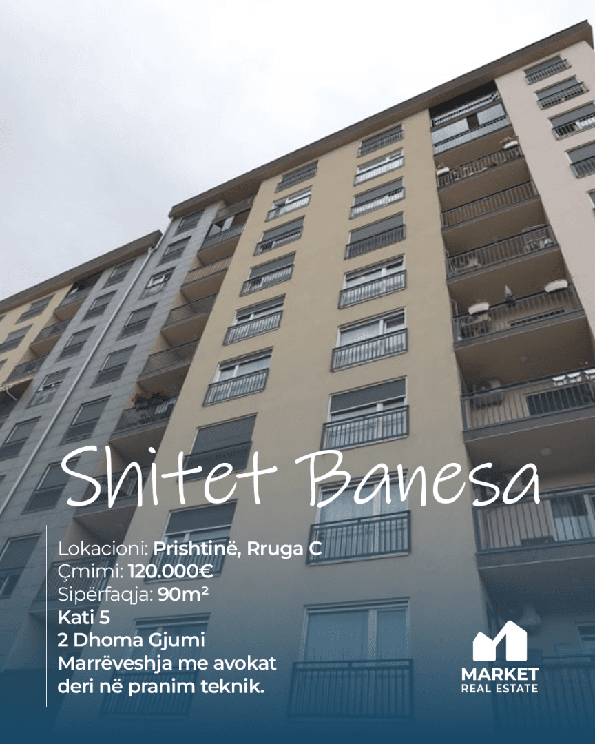 Banesë në Shitje 90m² në Rrugën C, Prishtinë