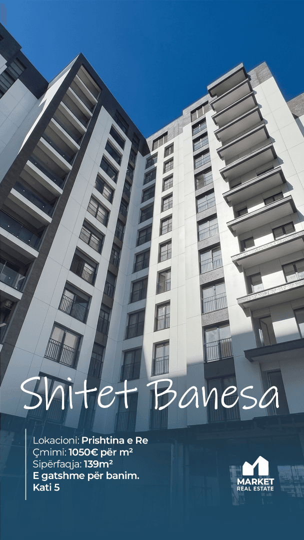 Banesa 139m² në Katin 5 në Prishtinë të Re 3