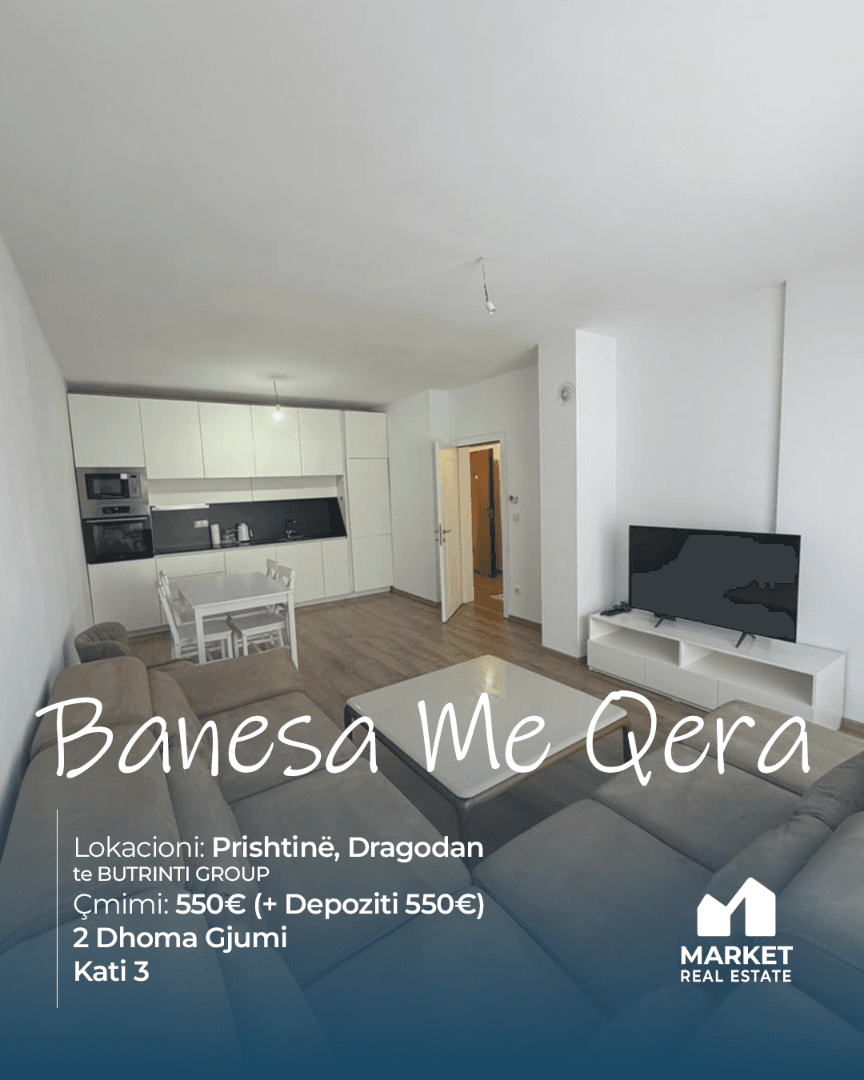Banesë me Qera 90m2 në Dragodan, Prishtinë