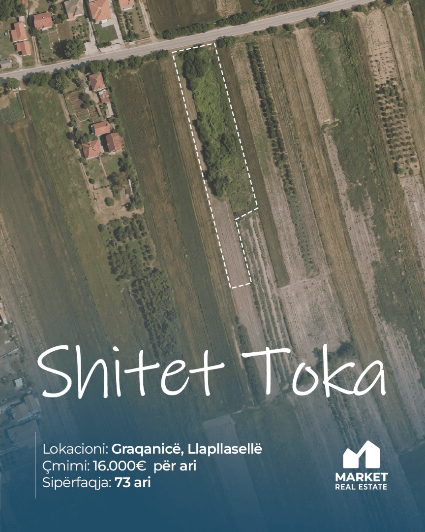 Tokë në Shitje 73 Ari në Llapllasellë, Graçanicë 1