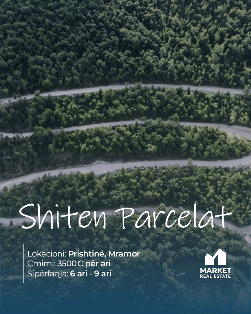Parcela në Shitje 6–9 Ari në Mramor, Prishtinë 1