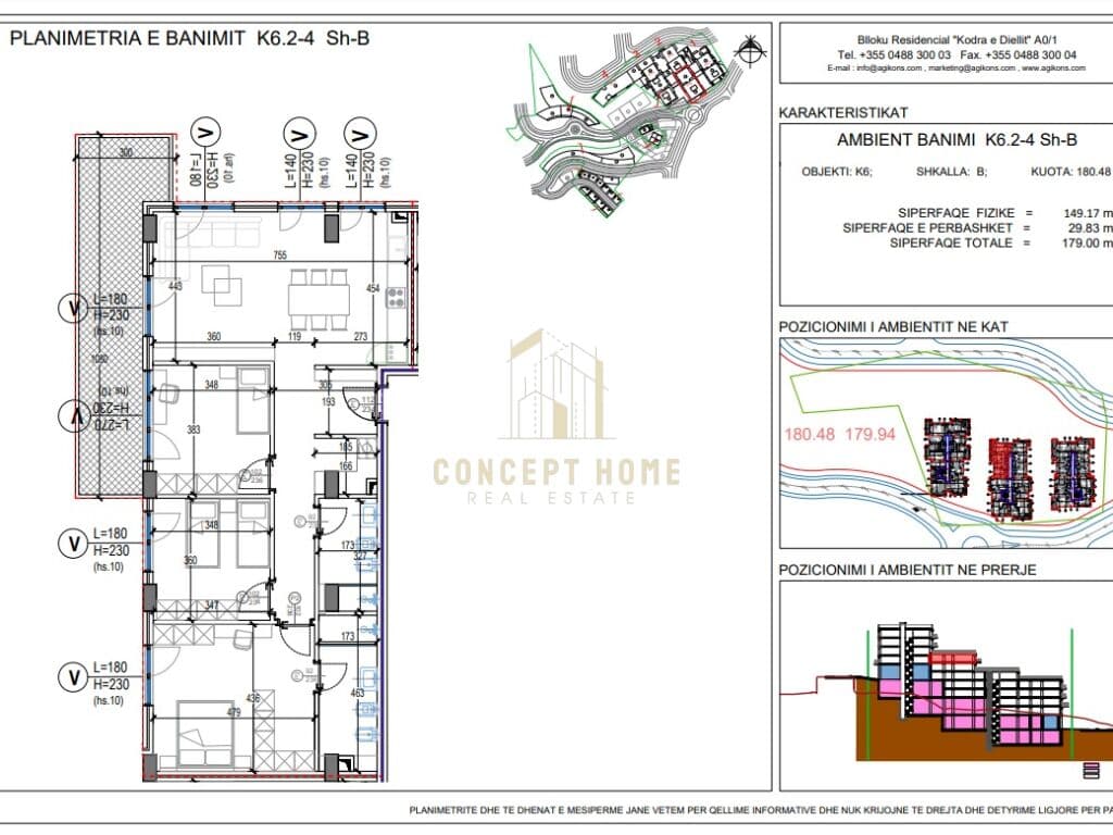 Shitet Penthouse 3+1+3 tek Kodra e Diellit (Zgjerimi)- 325.422 euro