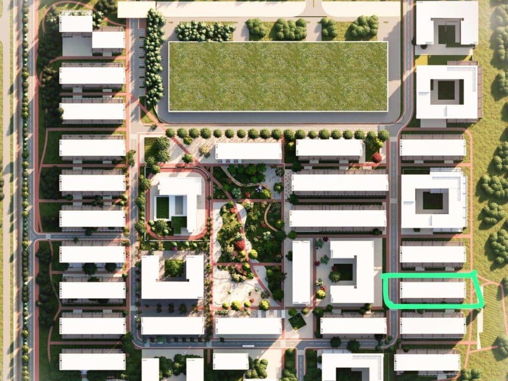 Shitet Apartament 1+1 tek Univers City , QTU