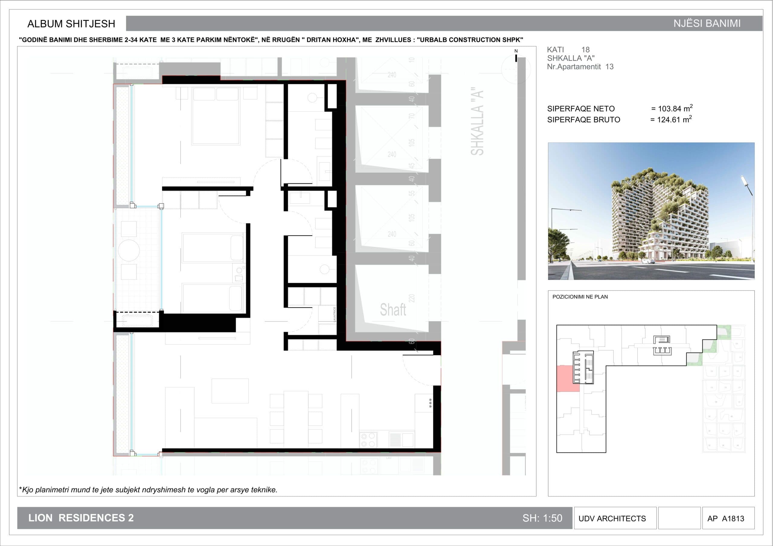 Shitet apartament 2+1 tek Shkembi i Kavajes, Durres. 2