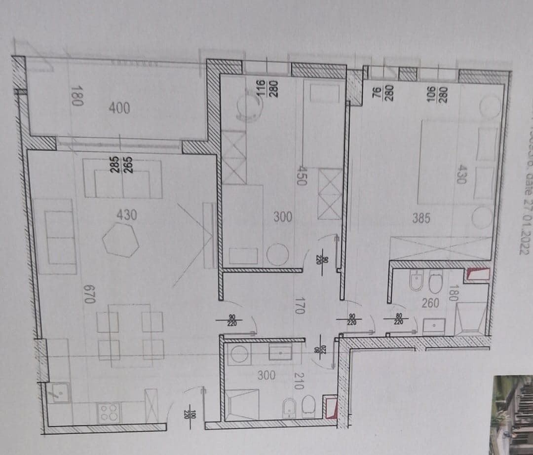 Shitet apartament 2+1+2 RiverSide Rezidence