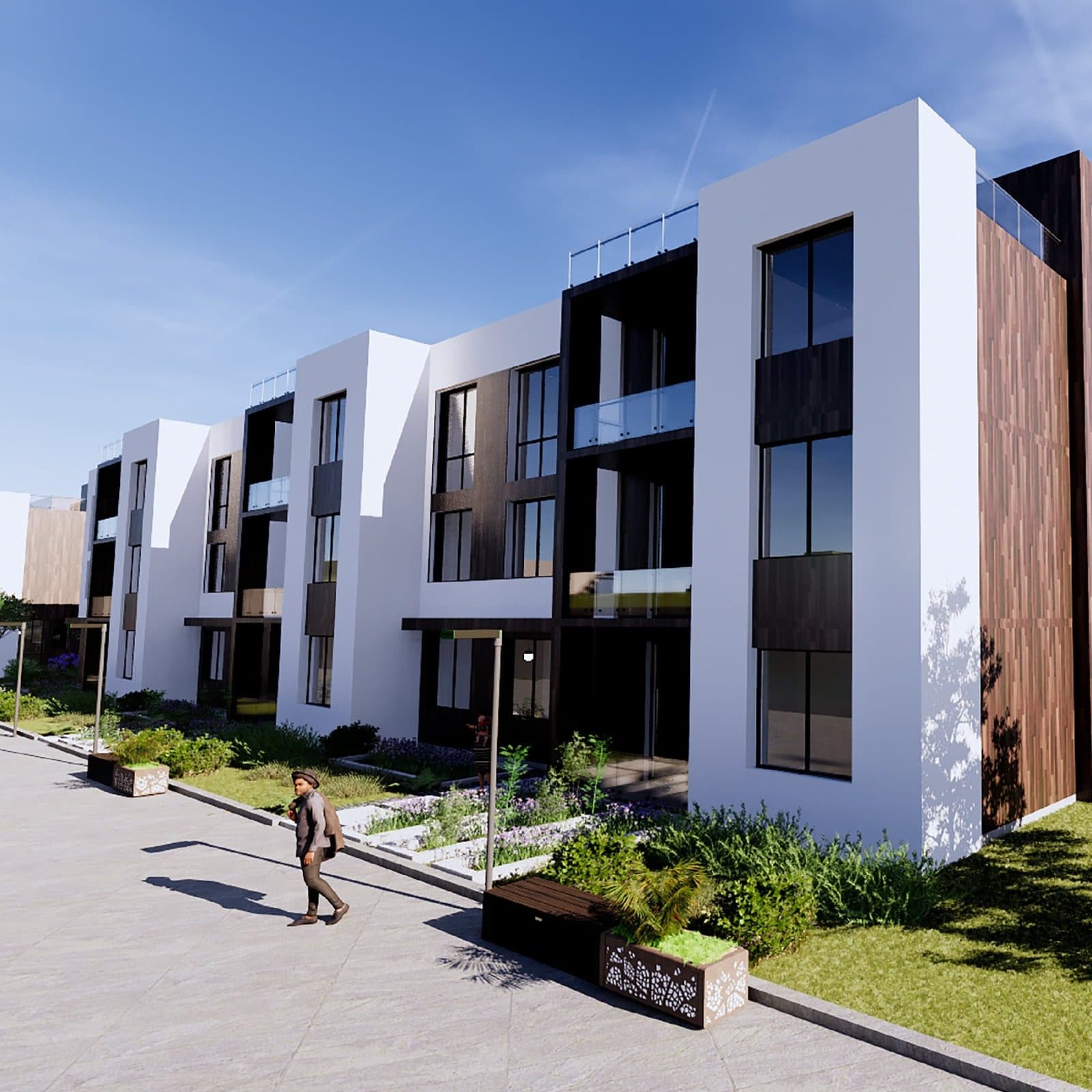 Apartament 2+1 ne Sauk tek Olive Park Residence 1