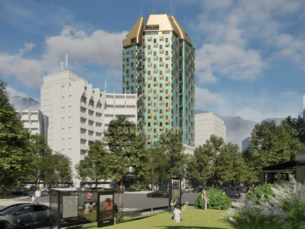 Shitet Apartament 1+1 ne Qender "Bazzar Gate" 2