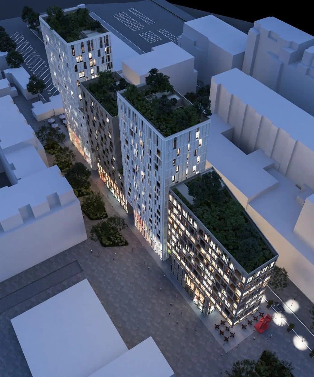 Apartament 2+1 për Shitje tek Zogu i Zi / SOHO TOWERS Mbrapa "Ring Center", Tiranë - 295,240€ | 134.2 m²