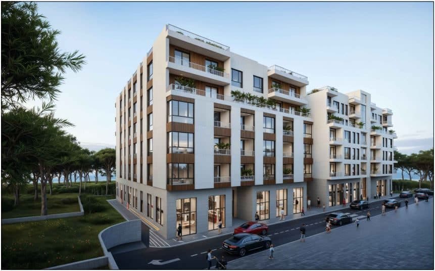 Shitet Apartament 2+1 ne Golem 2