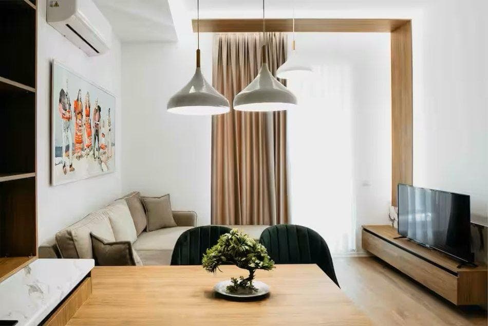 Jepet me qera apartment 1+1 tek Stacioni i Trenit