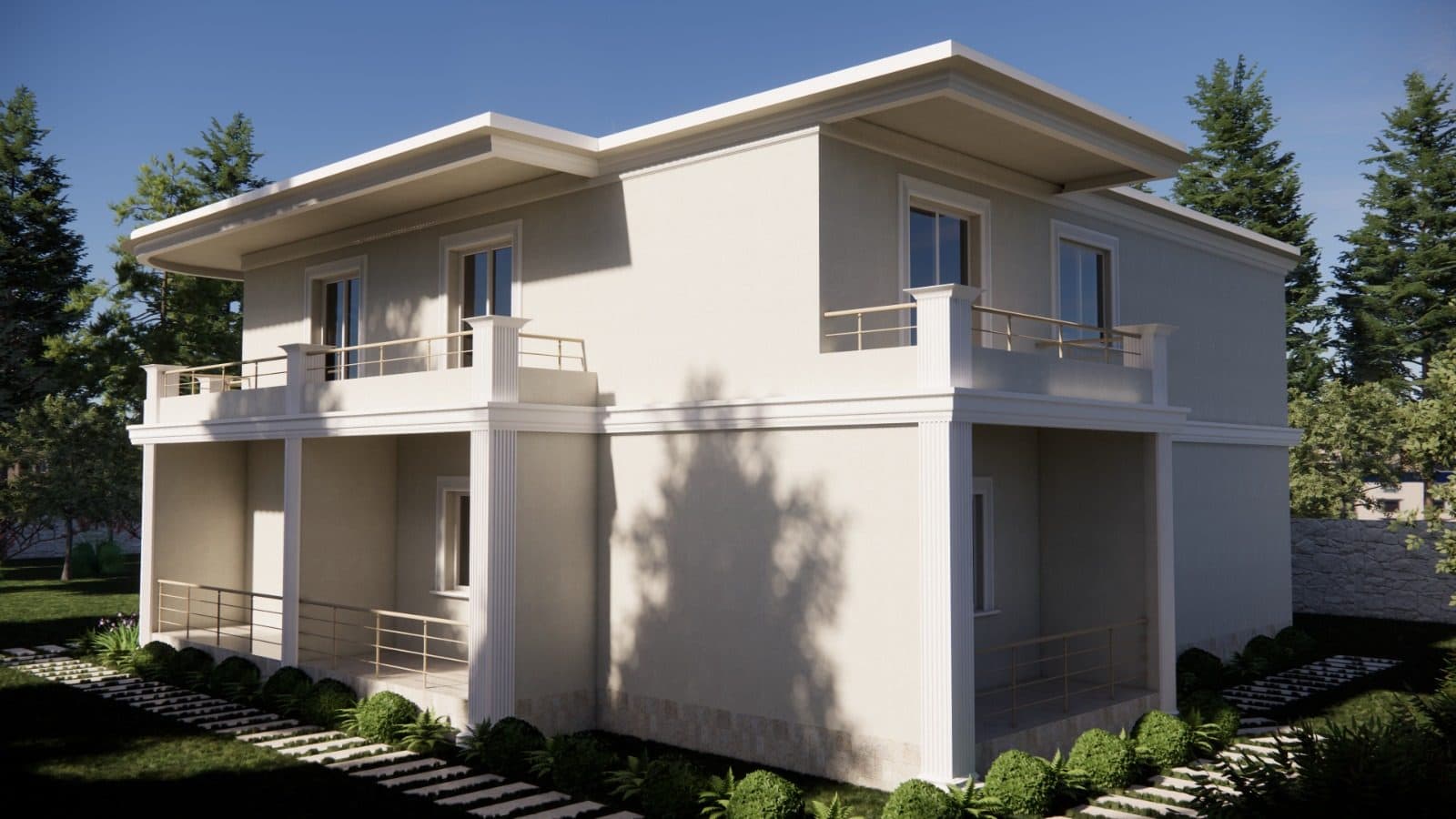 Jepet shtepi private 2 kateshe me qera tek Casa Italia 2