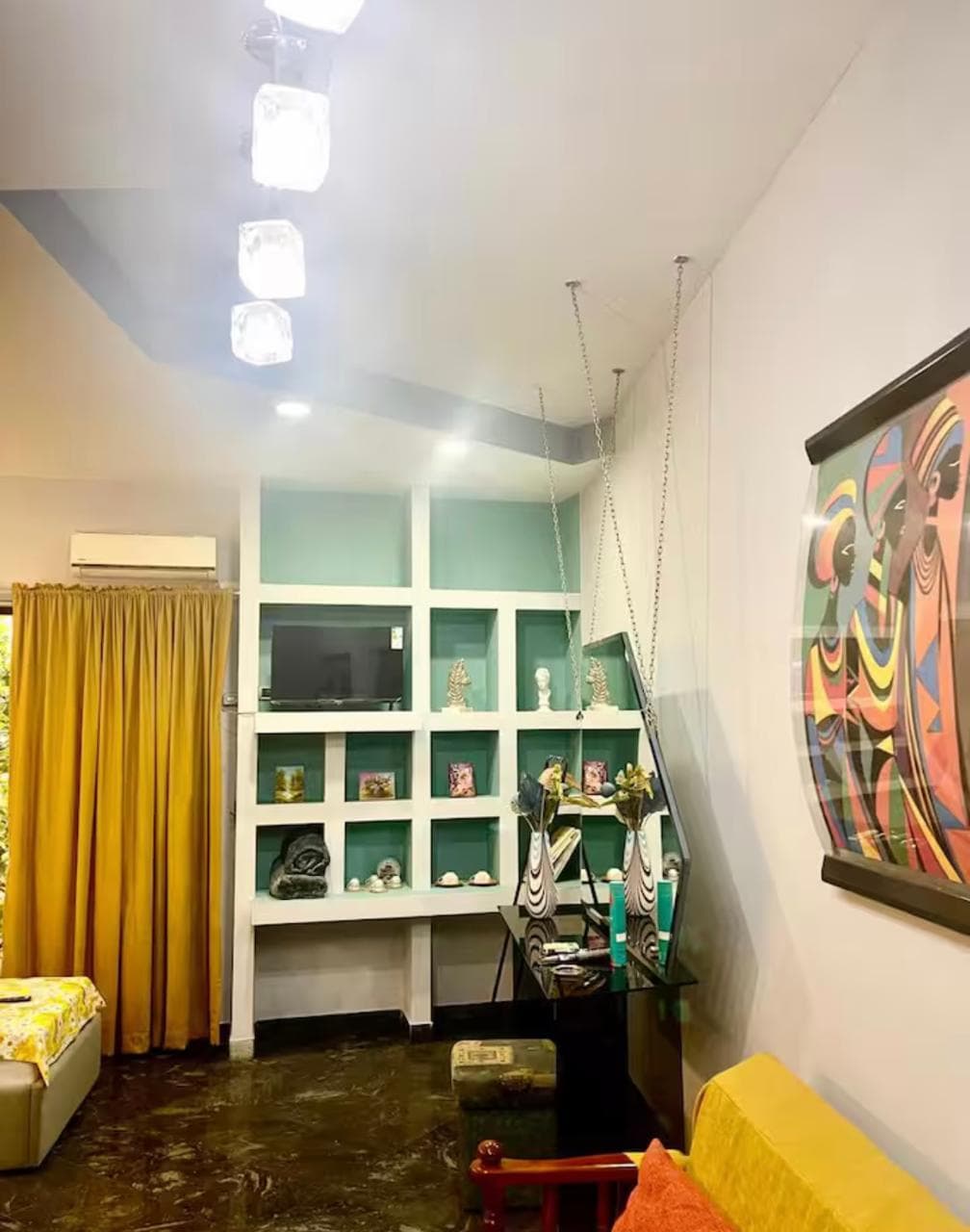 Jepet me qera apartament 1+1 Rruga Dibres Siperfaqja:40 m2 3
