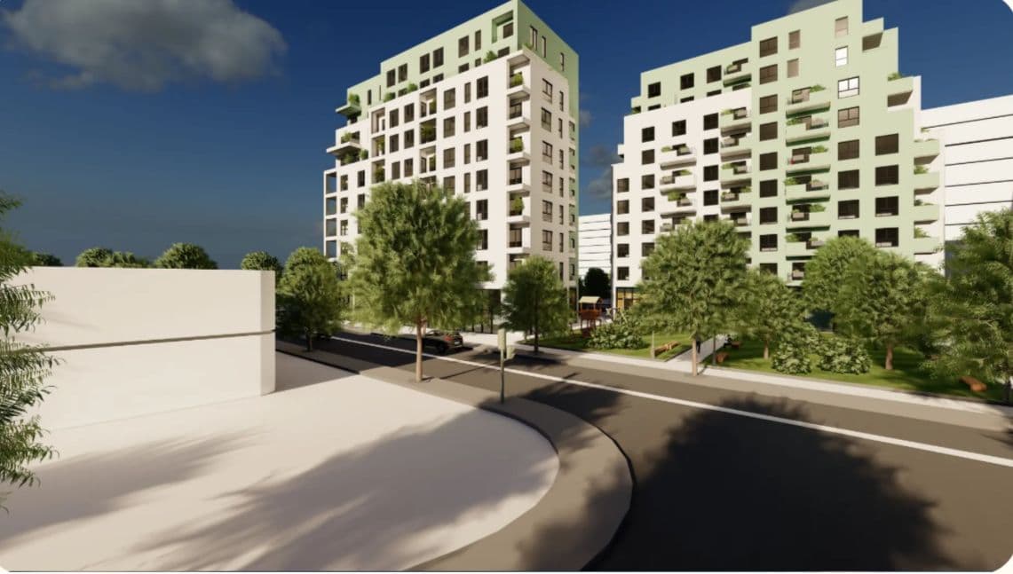 Shitet apartament 2+1+2 Viva Vomplex, prane qendres Globe