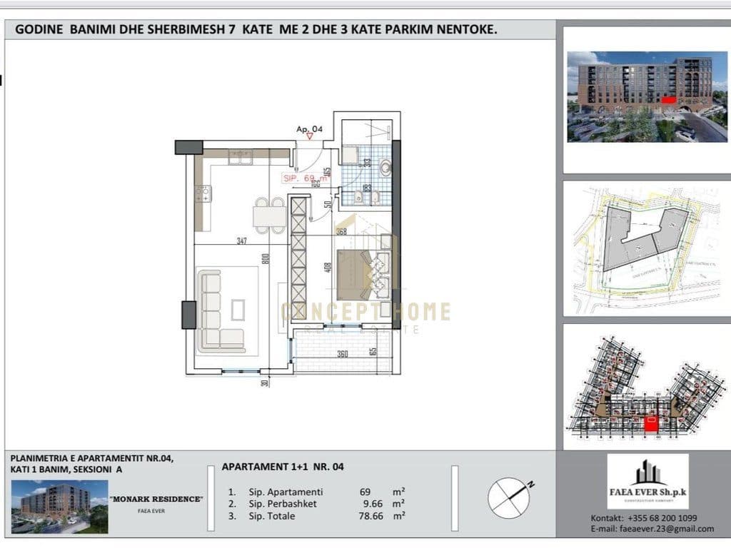 Apartament 1+1 në Paskuqan, Babrru - 102258€ | 78.66 m² 3
