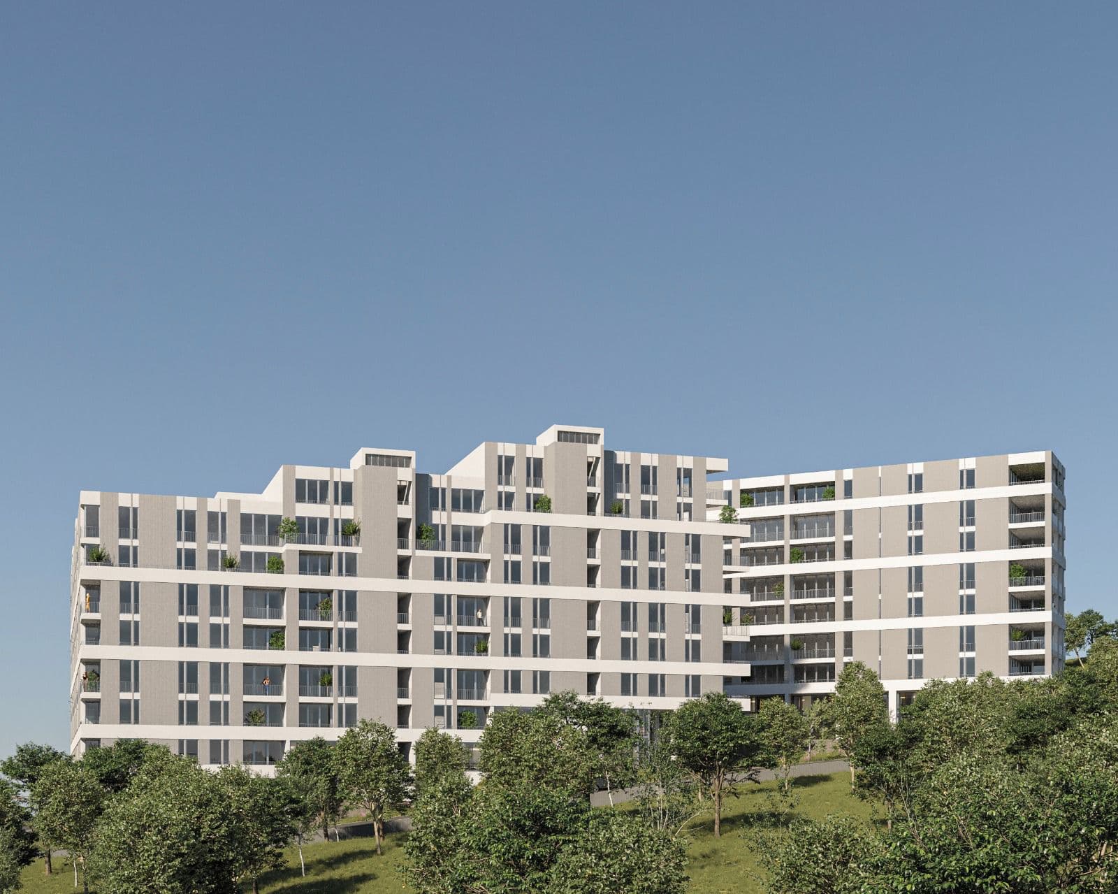 Shitet apartament 1+1 tek Forest Residence , Shkoze. 2