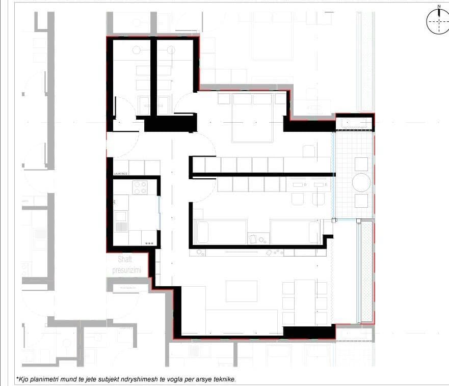 Shitet Apartament Okazion 2+1+2 tek Lion Park 2 3