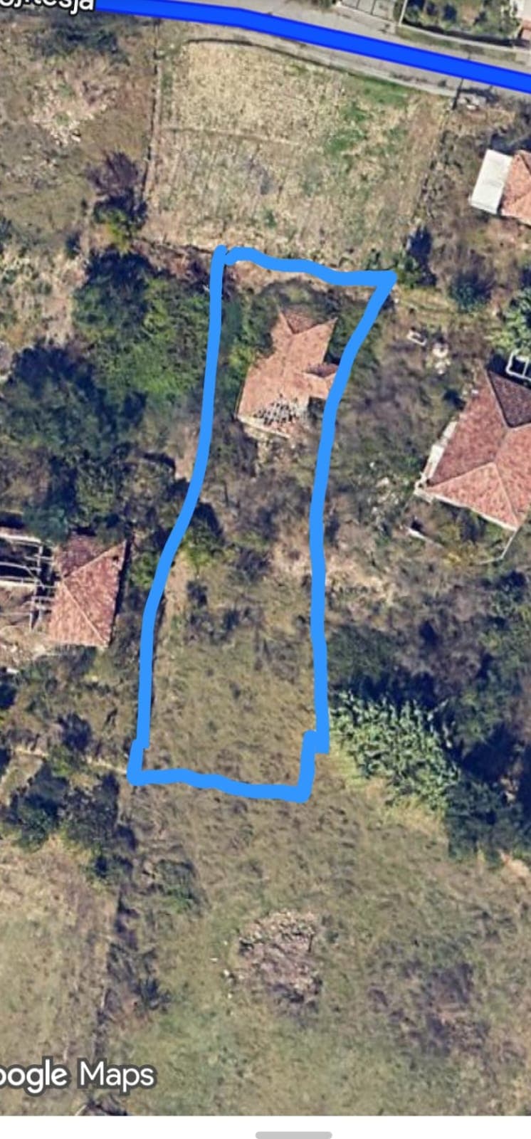 Shitet Toke ne Kashar, Siperfaqe 800m2 1