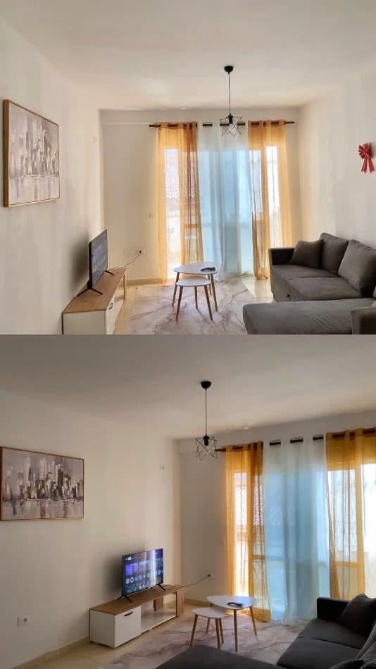 Jepet me qera apartament 2+1 tek Komuna e Parisit.