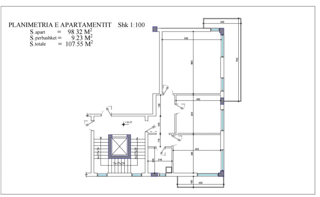 Apartament 2+1 ne shitje tek Liqeni Artificial. 2