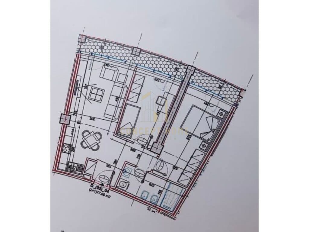 Zyrë 1+1 Me Qira në Liqenin Artificial, Tiranë - 1000€ | 91 m²
