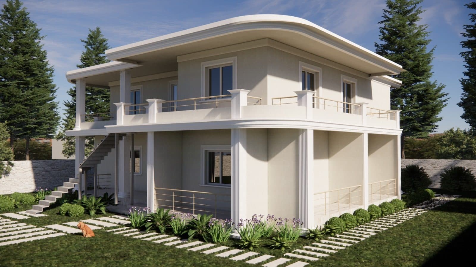 Jepet shtepi private 2 kateshe me qera tek Casa Italia