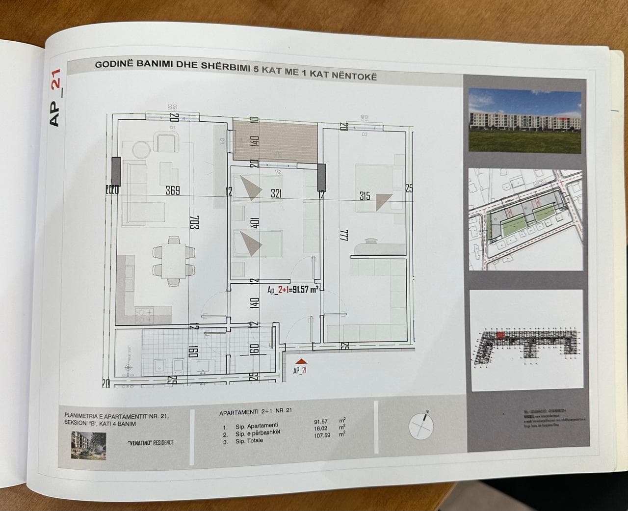 Apartament 2+1 Për Shitje në Kamëz - 80.692€ | 107.59 m² 2