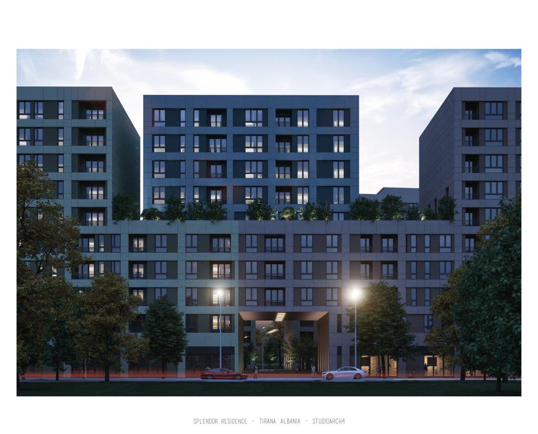Shitet apartament 2+1 tek Rezidenca Splendor, Kinostudio/154.950 euro 3