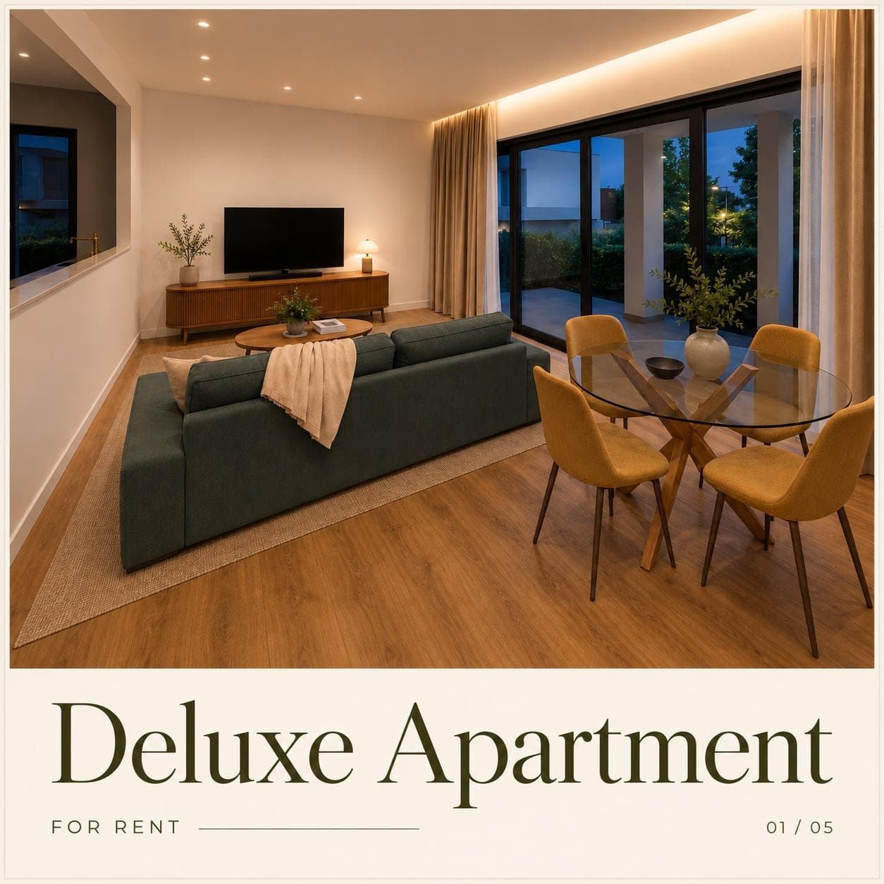 Jepet me qera Apartamenti 2+1 tek Liqeni Farkes