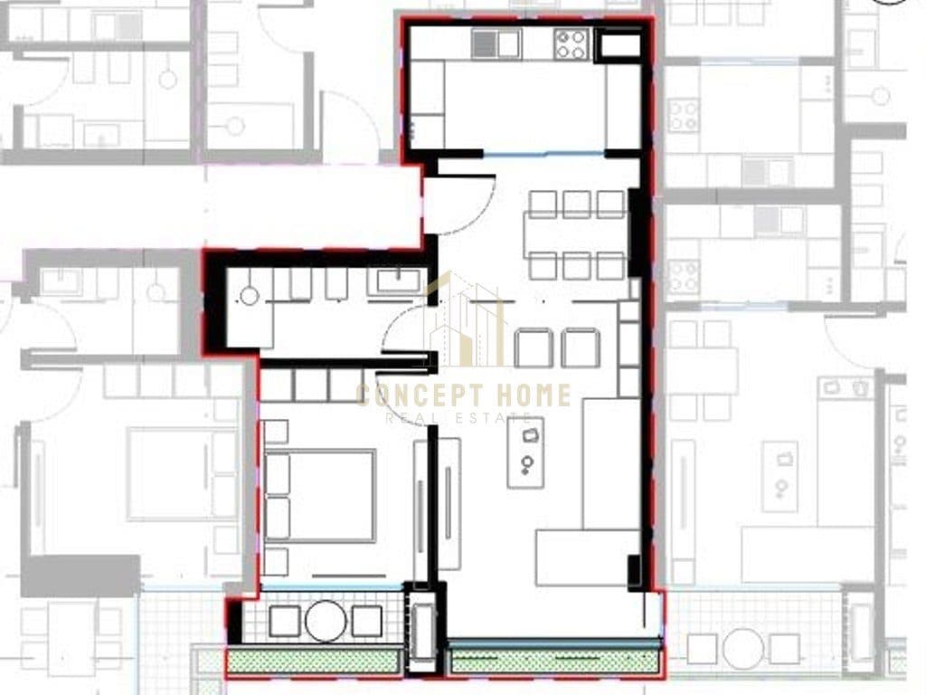 Apartament 1+1 Për Shitje në Laprakë, Tiranë - 190072€ | 82.64 m² 3