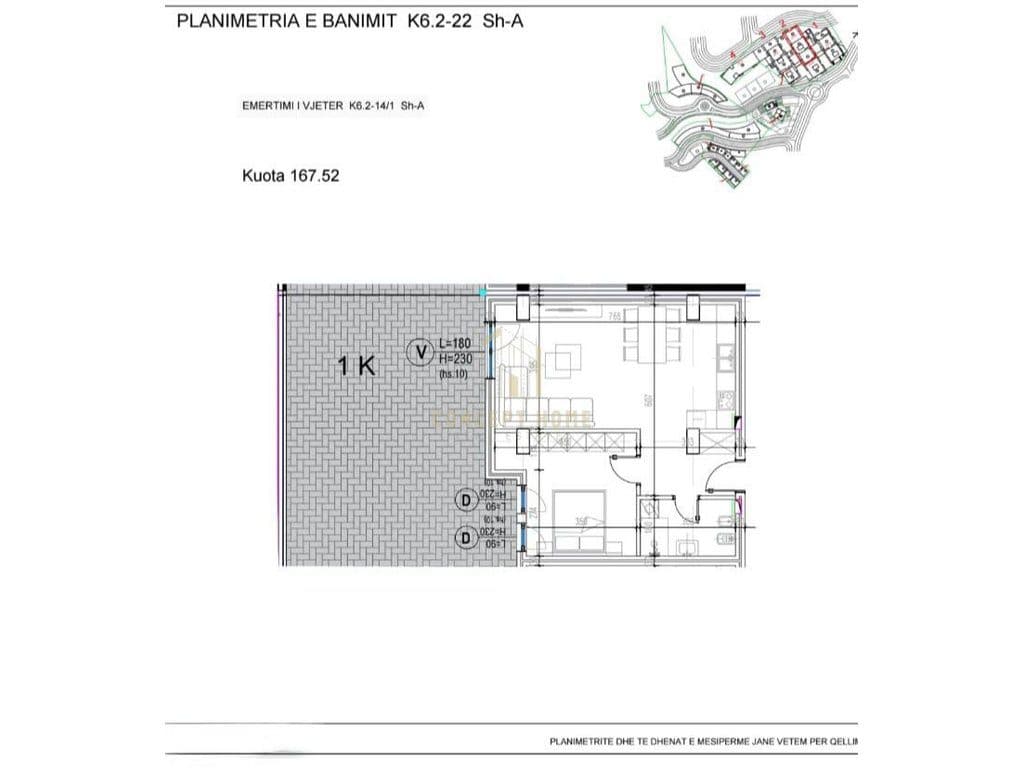 Apartament 1+1 Për Shitje në Kodra e Diellit, Tiranë - 170000€ | 135 m²