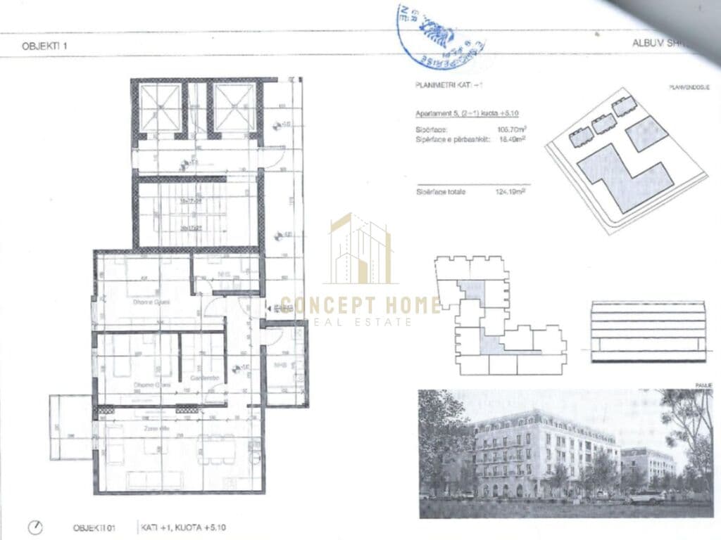 Shitet Apartament 2+1+2 tek Tirane Re Residence,Sauk i Vjeter / 192,510 euro 4