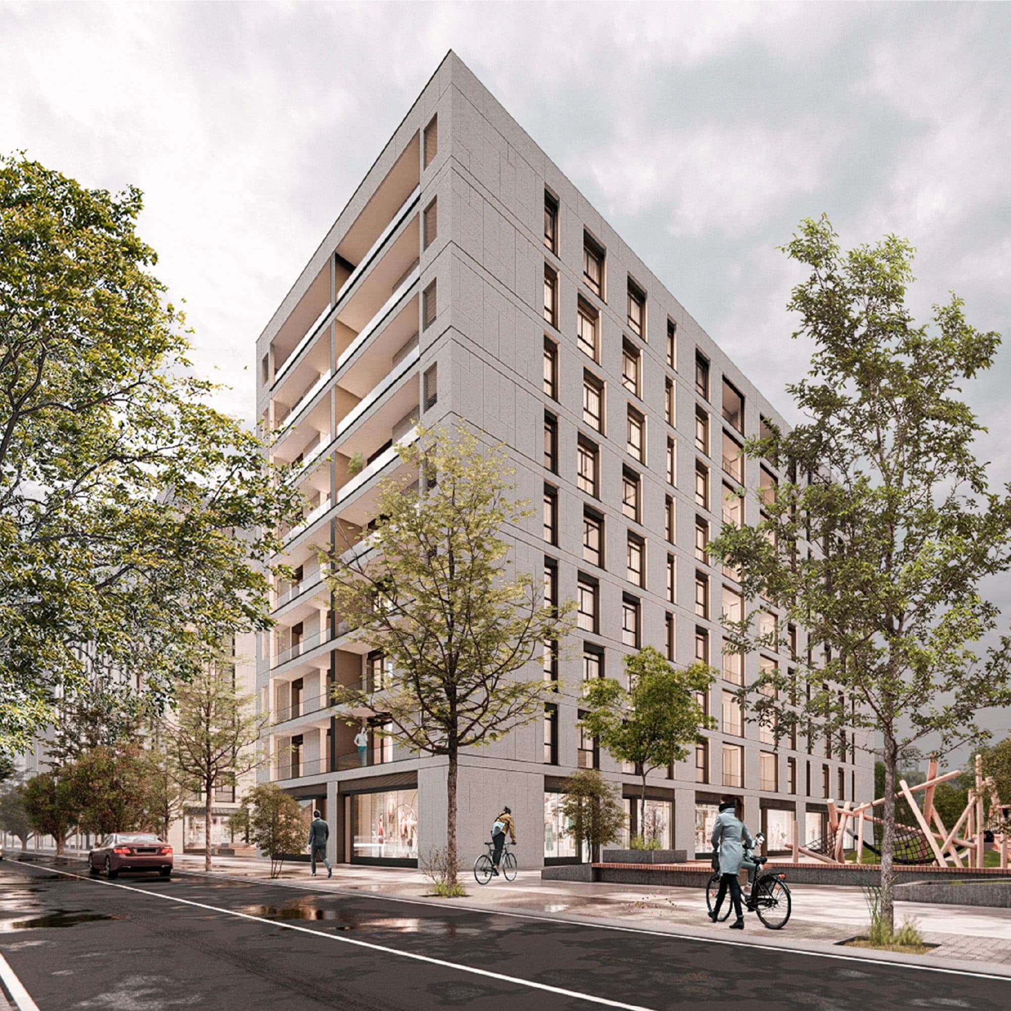 Shitet apartament 2+1+2 tek Ish Dogana 2
