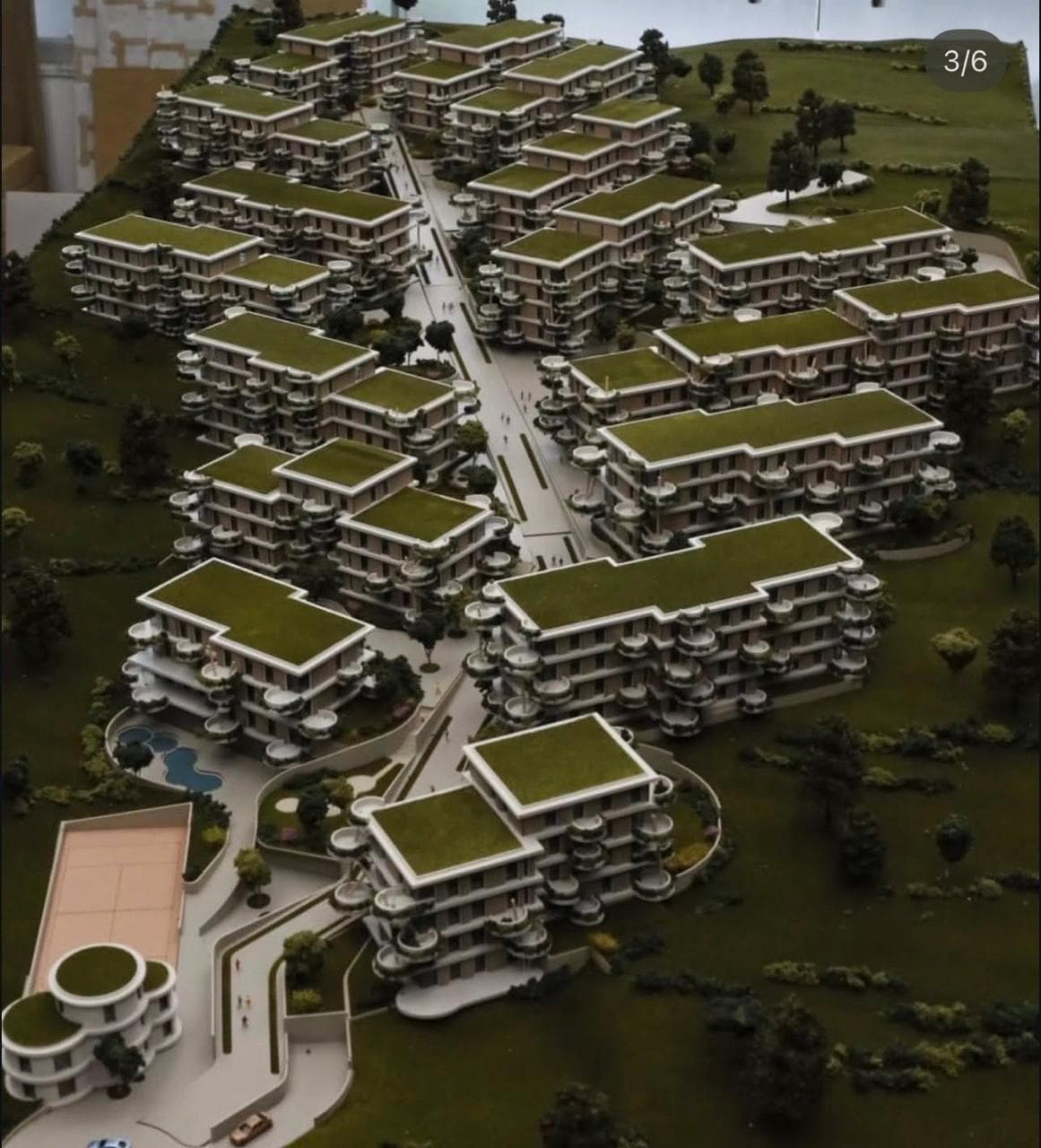 Shitet apartament 3+1 prane TEG 3